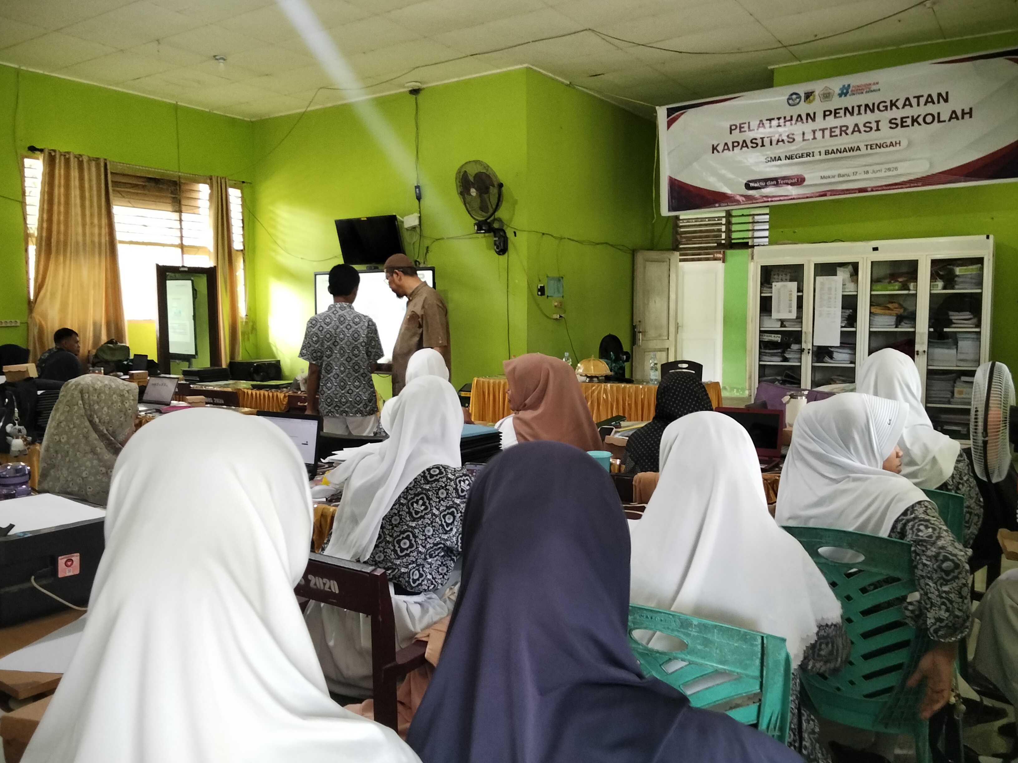 SMA NEGERI 1 BANAWA TENGAH Gelar Pelatihan Peningkatan Kapasitas Literasi Sekolah